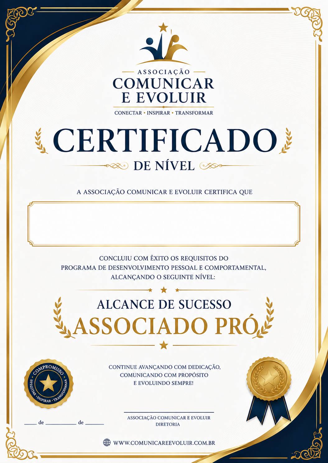 CERTIFICADO DE NIVEL ASSOCIADO PRÓ