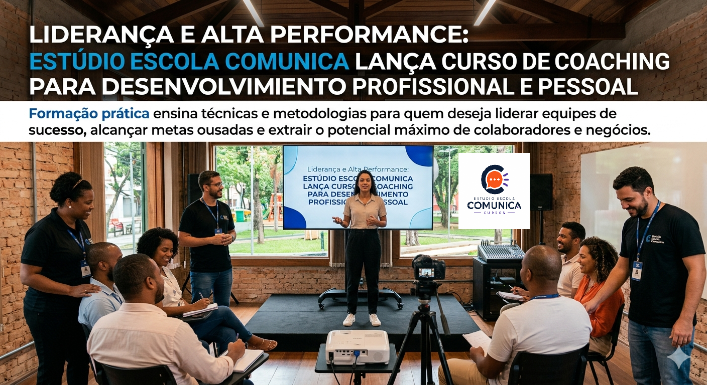 Liderança e Alta Performance: Estúdio Escola Comunica Lança Curso de Coaching para Desenvolvimento Profissional e Pessoal