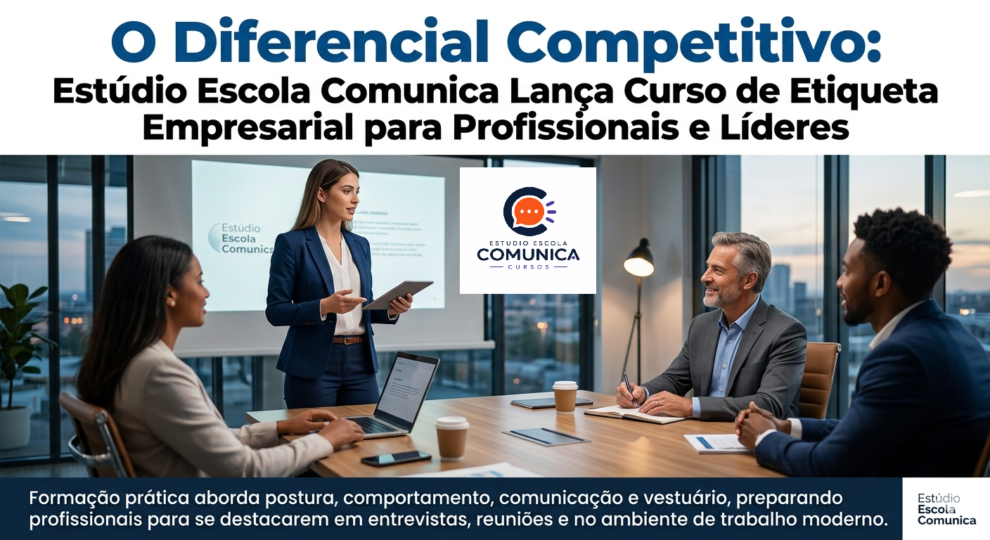 O Diferencial Competitivo: Estúdio Escola Comunica Lança Curso de Etiqueta Empresarial para Profissionais e Líderes