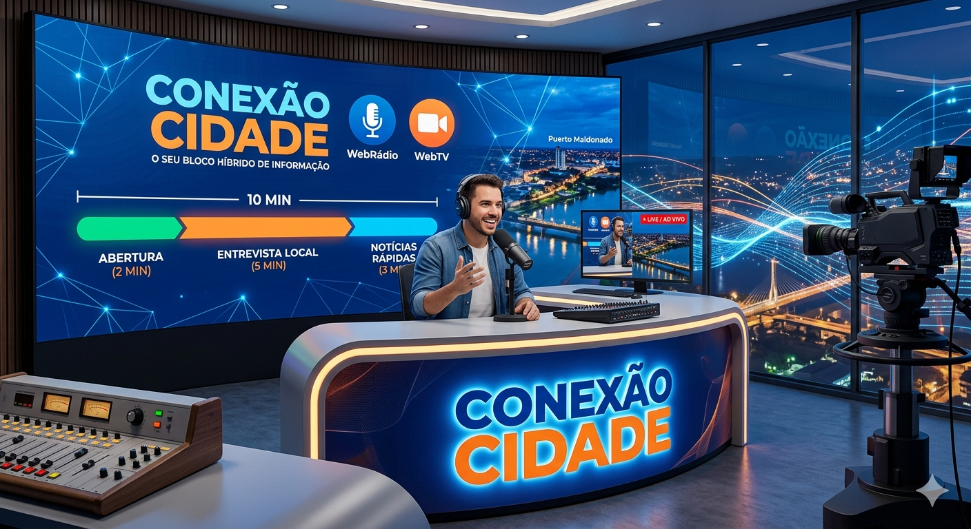 Um modelo de roteiro prático de 10 minutos para o bloco “Conexão Cidade”